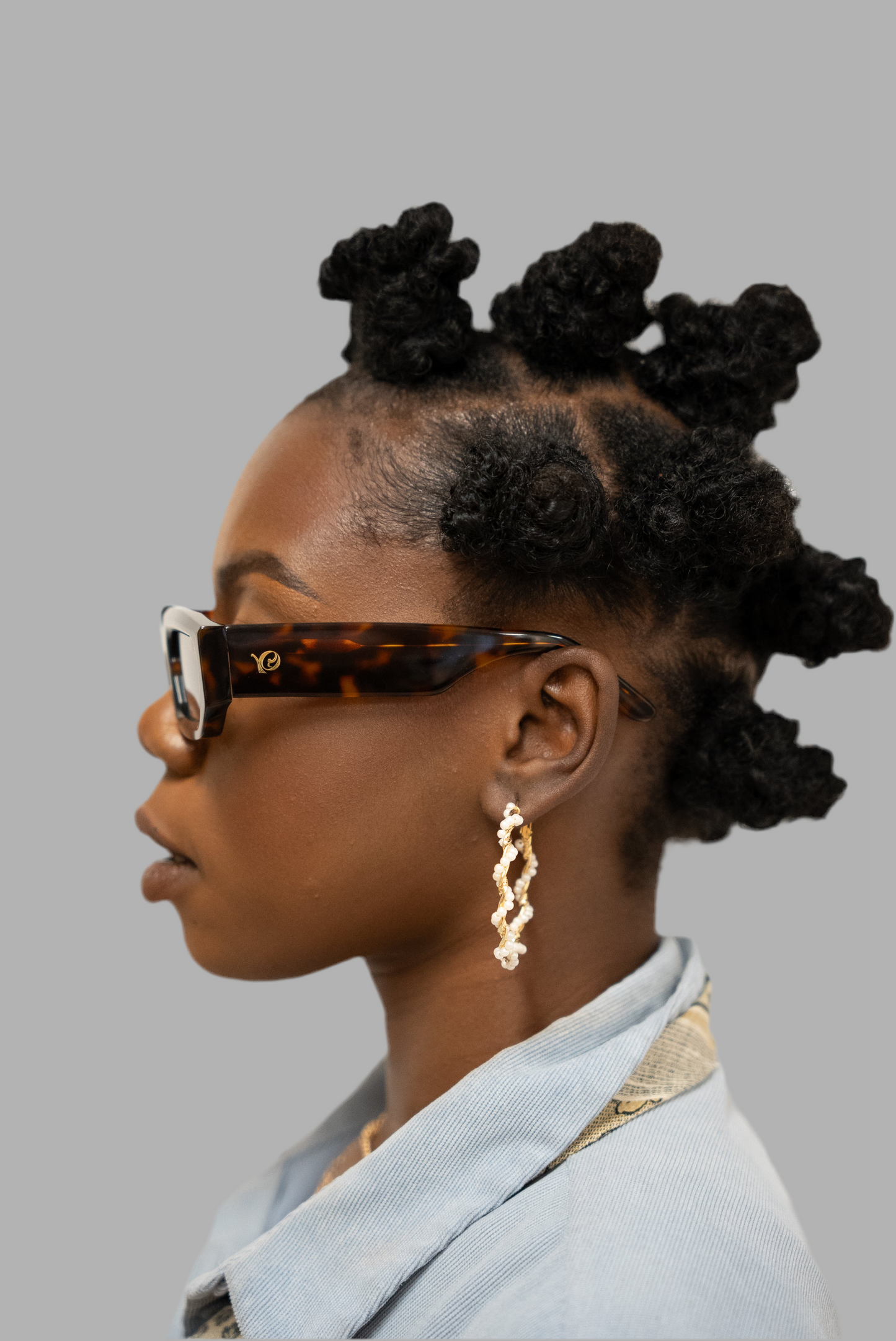 Avelys – Lunettes de soleil unisexes écaille foncée et vert clair