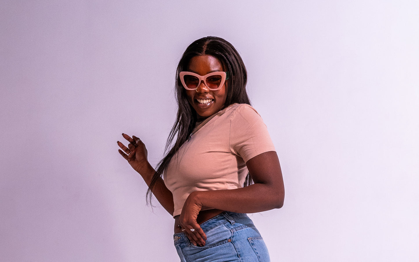 Lunettes de soleil femme orange et vertes – Mama Loïs