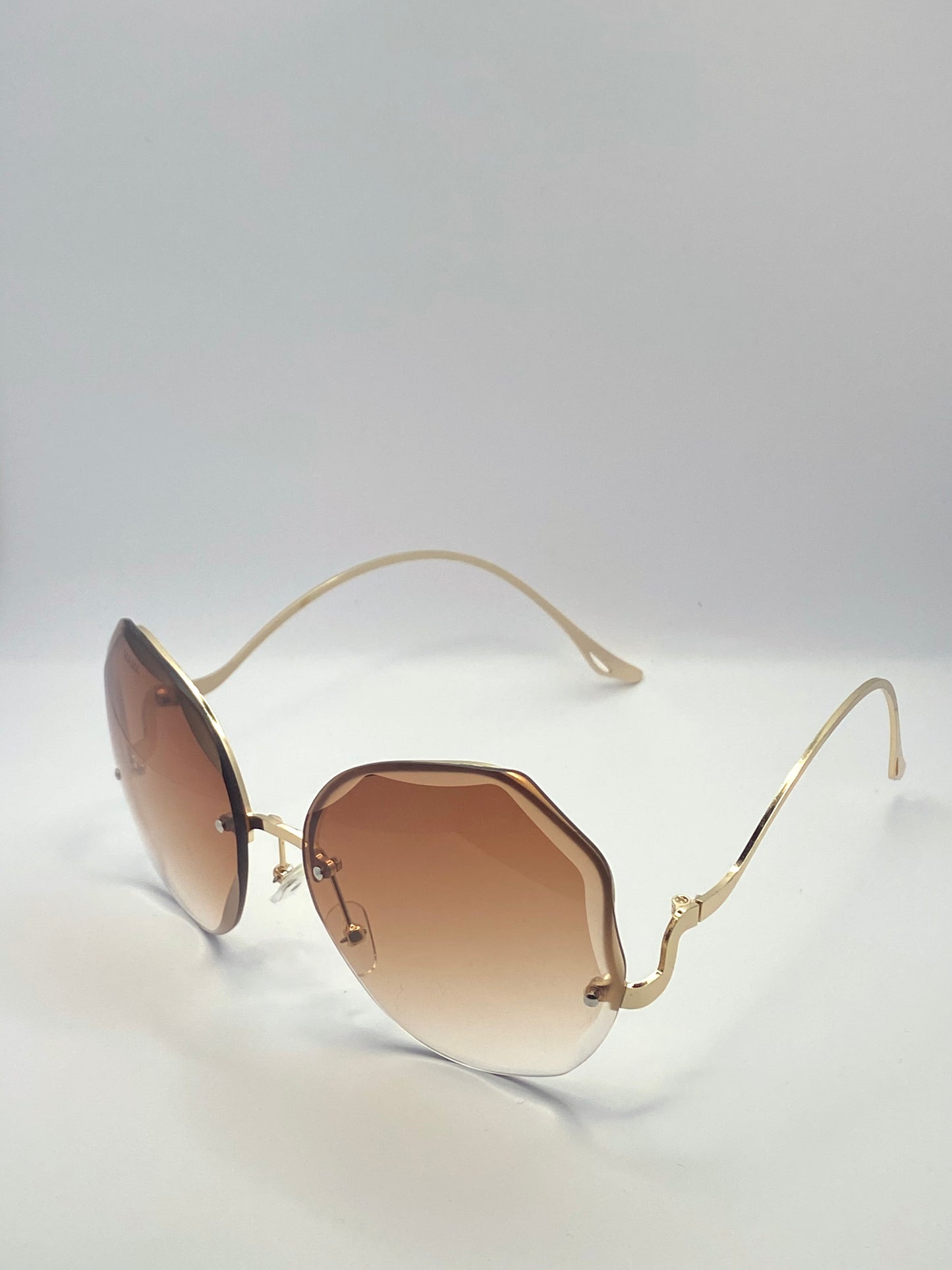 Lunettes de soleil dorées unisex – Mama Cookie