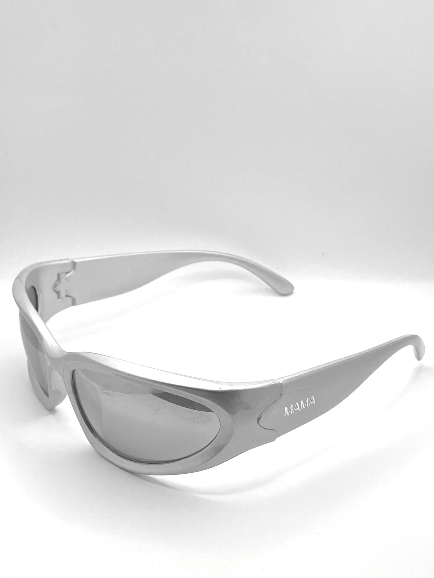 Lunettes de soleil gris miroir pour homme – Mama Amanda