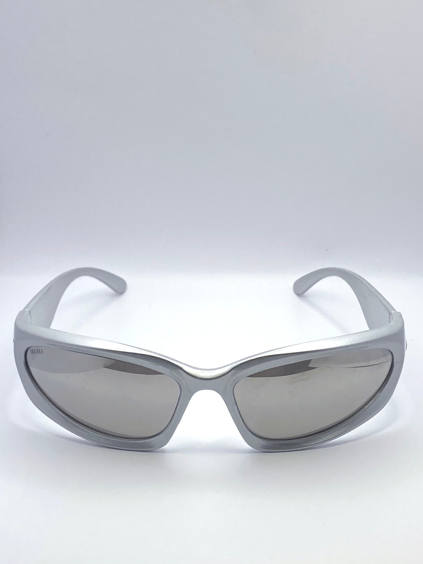 Lunettes de soleil gris miroir pour homme – Mama Amanda