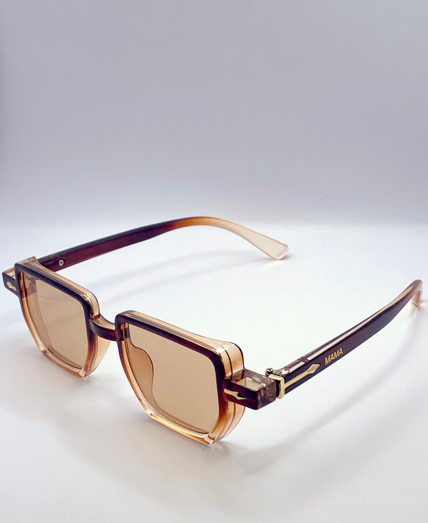 Lunettes de solei unisexe marron – Mama Harriette