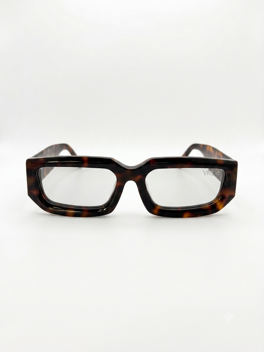 photo des Lunettes de soleil écaille marron aux nuances chaudes et naturelles de la marque VROC.