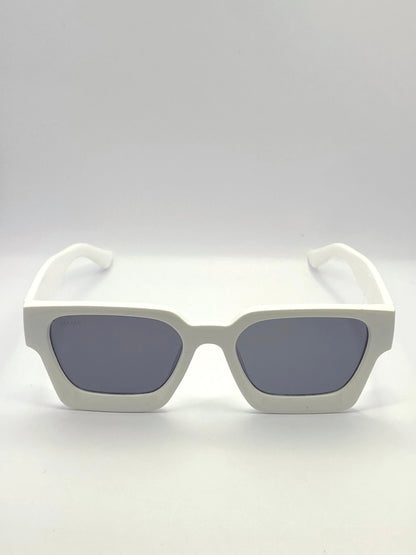 Lunettes de soleil blanches – Mama Afeni Blanc